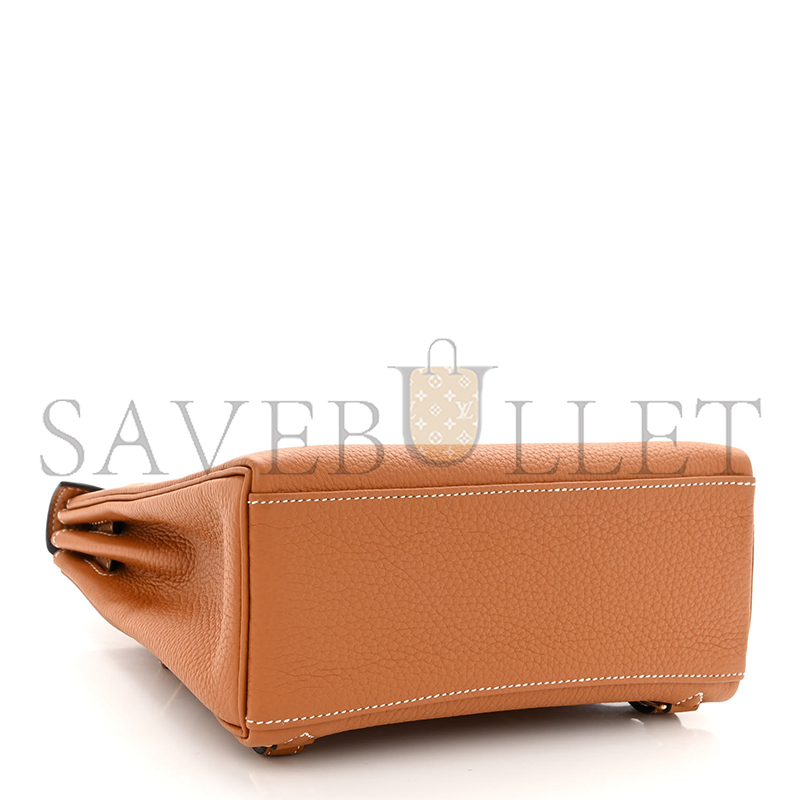 HERMES MASTER AURILLON CLEMENCE KELLY ADO BACKPACK TOFFEE  (23*22*10cm)